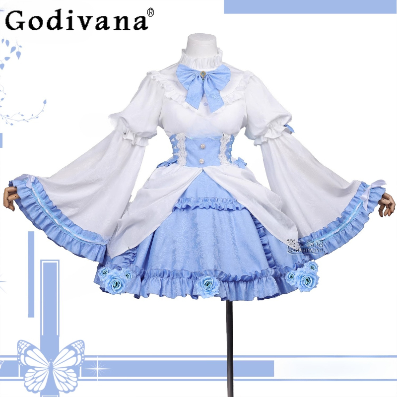 Anime Cosplay Rem - Halloween Party Role Play Clothing Dress