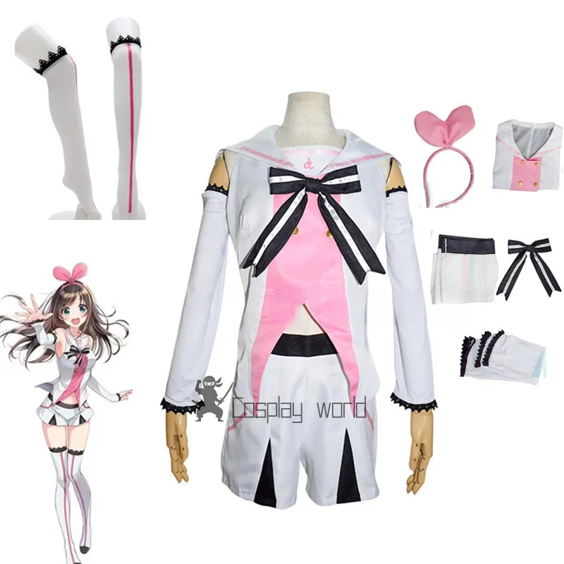 Anime Cosplay Youtuber - Anime Youtuber Kizuna AI Cosplay Costume
