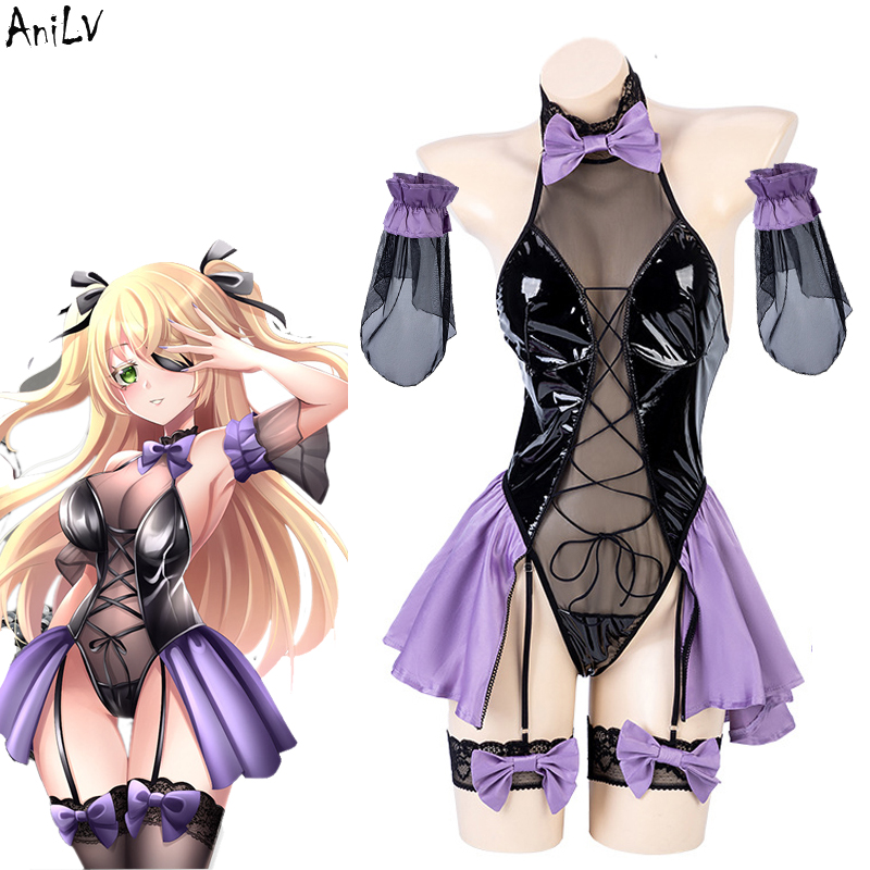Anime Cosplay Rem - AniLV Japanese Anime Game Fischl Bodysuit