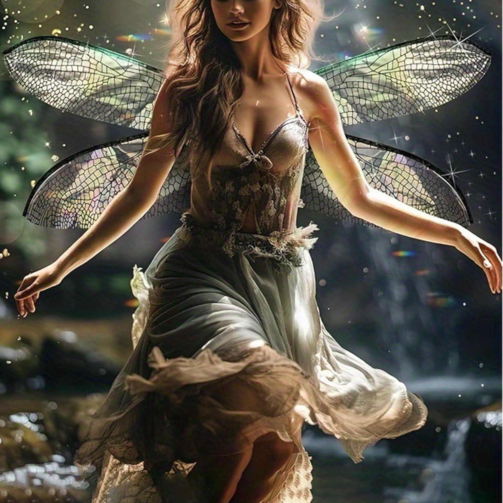 Anime Cosplay Photo - Fairy Dragonfly Wings for Kids Adults