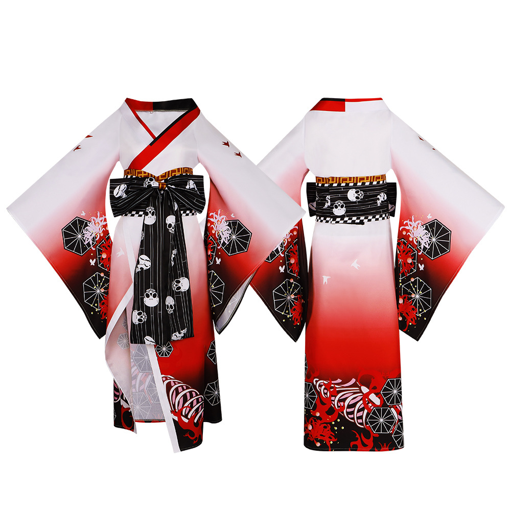 Chainsaw Man Cosplay - Chainsaw Man Hyakkiyakou Kimono Cosplay Costume