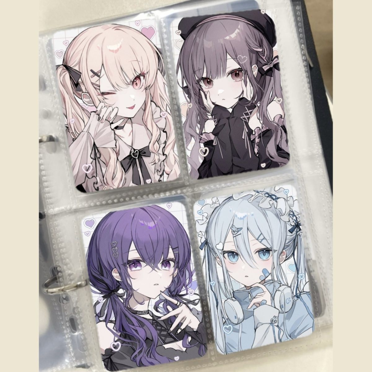 Anime Cosplay Photo - 4PCS Anime Project Sekai Nightcord Lomo