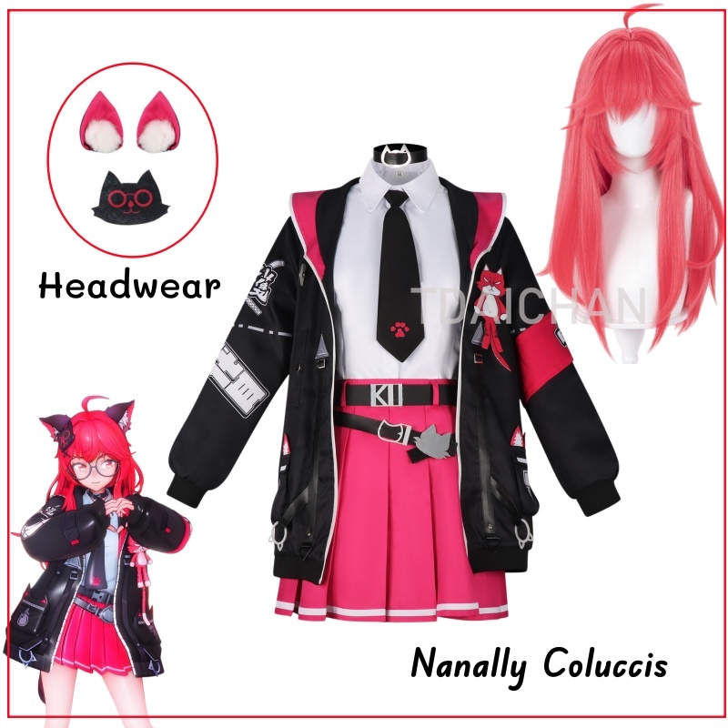 Anime Cosplay Pink - Neverness To Everness Nanally Coluccis Cosplay