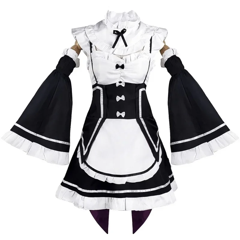 Anime Cosplay Rem - Rem Ram Anime Re:Life in a