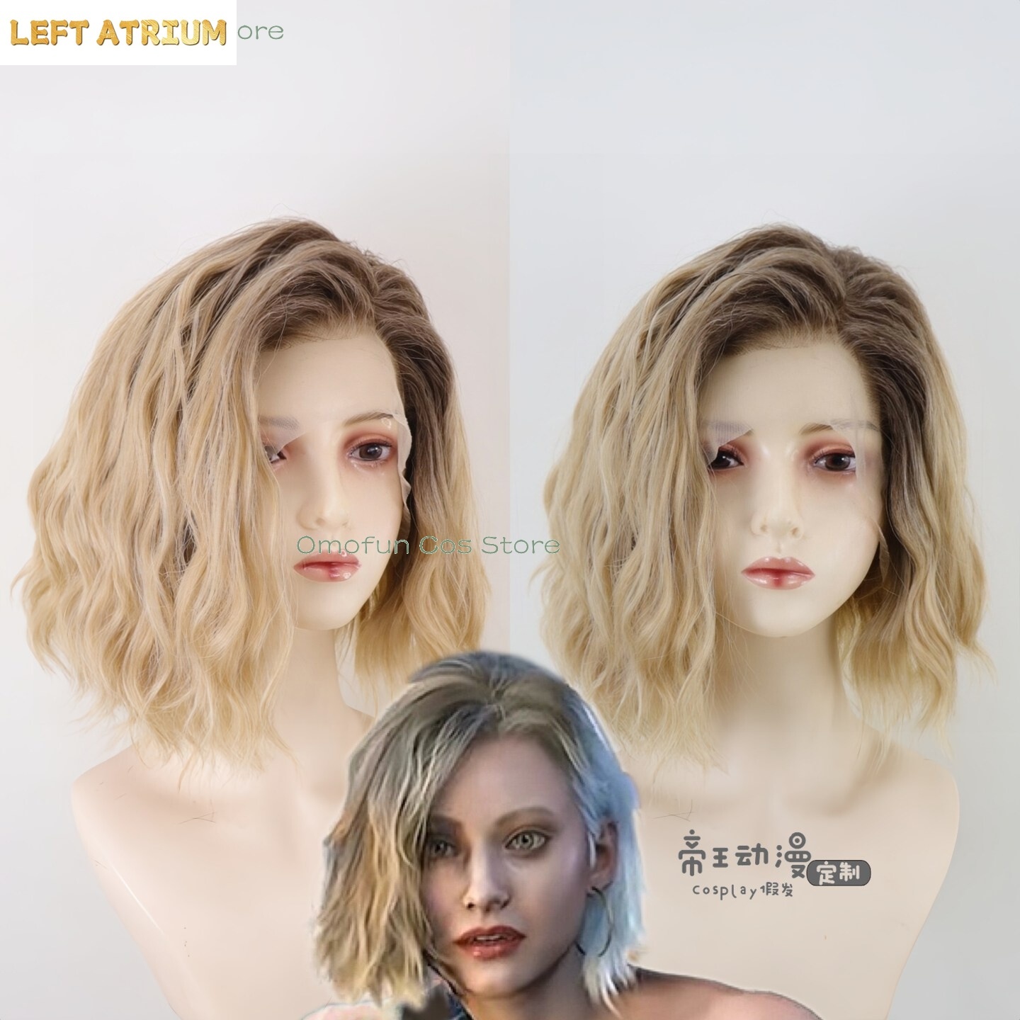Anime Cosplay Japanese - Re9 REQ Grace Cosplay Ashcroft Wig