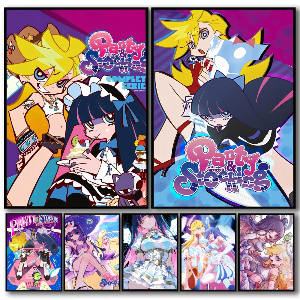 Anime Cosplay Wallpaper - Anime P-Panty S-Stocking Garterbelt Poster Decorative