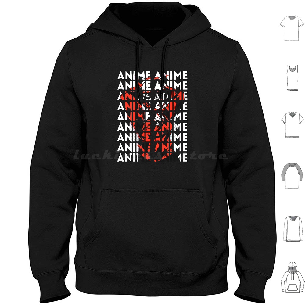 Anime Cosplay Ideas Girl - Anime Girl Senpai Sayings Manga Hoodie