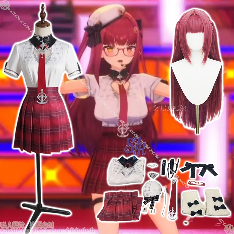 Hololive VTuber Houshou Marine - огляд і ціна Anime Marin Cosplay