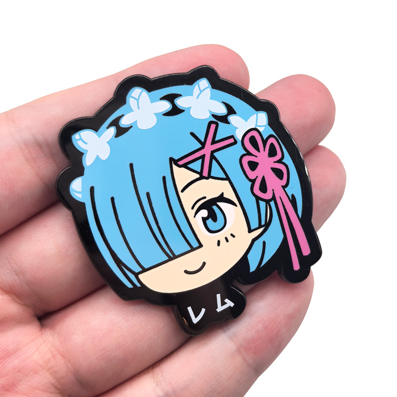 Ram Rem Metal Badges Anime Re: - огляд і ціна Anime Cosplay Rem