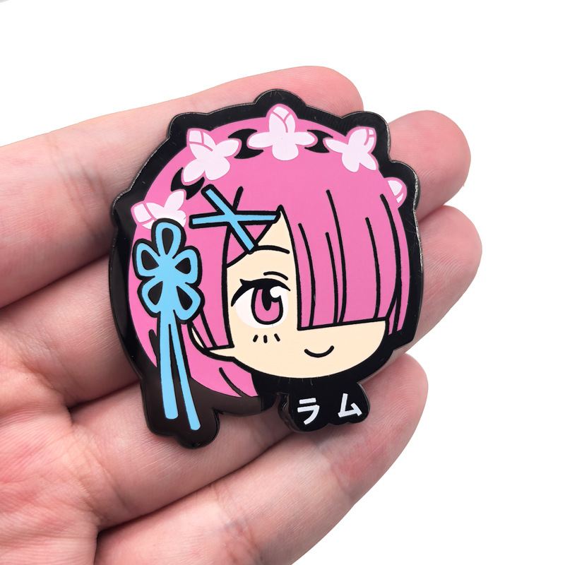 Ram Rem Metal Badges Anime Re: - огляд і ціна Anime Cosplay Rem