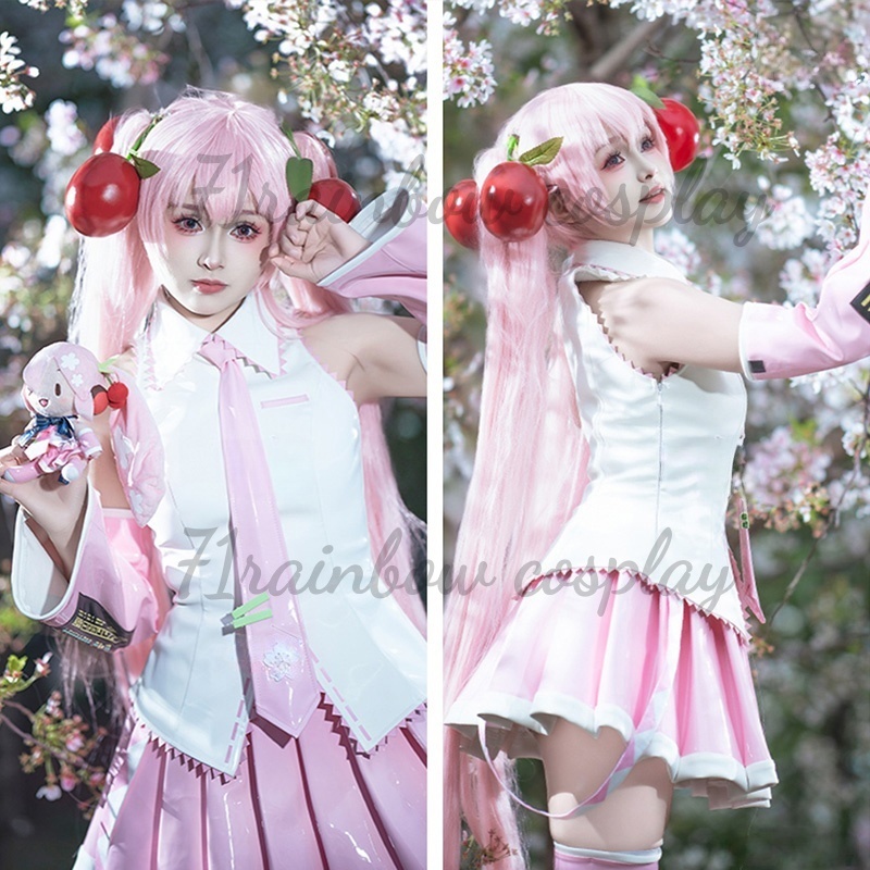 Sakura Mikuu Cosplay Costumes  - огляд і ціна Anime Cosplay Miku
