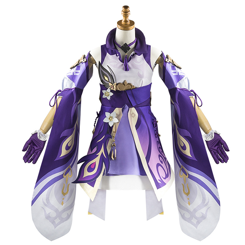 Genshin Impact Keqing Cosplay  - огляд і ціна Anime Cosplay Costumes