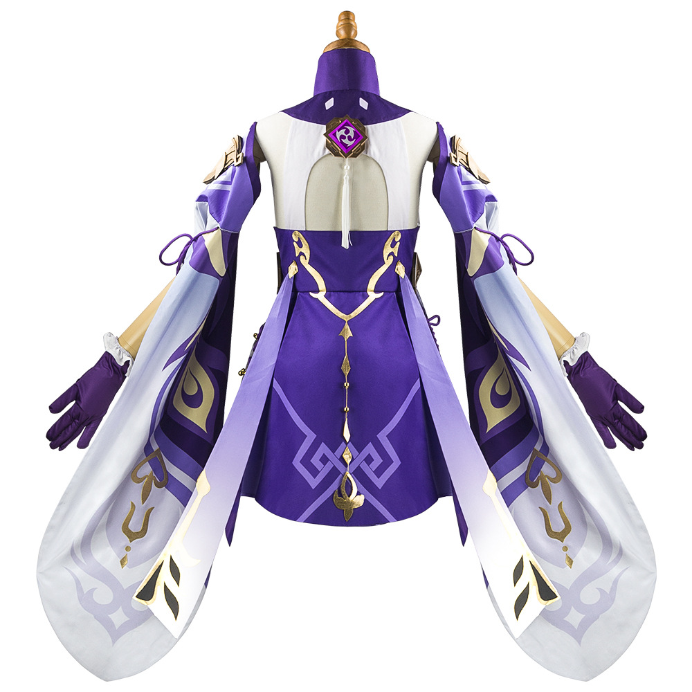 Genshin Impact Keqing Cosplay  - огляд і ціна Anime Cosplay Costumes
