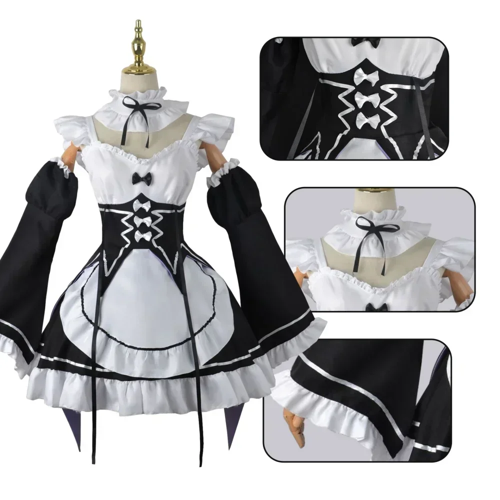 Anime Ram Rem Lolita Meid Cosp - огляд і ціна Anime Cosplay Rem
