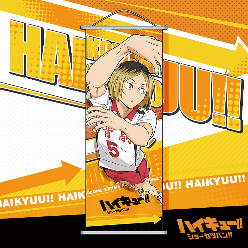 Haikyuu!! Wall Scroll Cartoon  - огляд і ціна Anime Cosplay Wallpaper