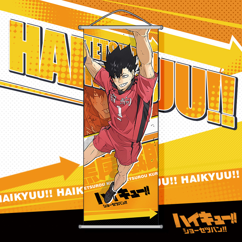 Haikyuu!! Wall Scroll Cartoon  - огляд і ціна Anime Cosplay Wallpaper
