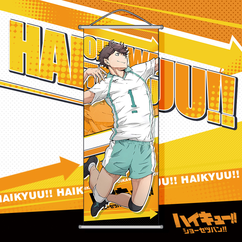 Haikyuu!! Wall Scroll Cartoon  - огляд і ціна Anime Cosplay Wallpaper