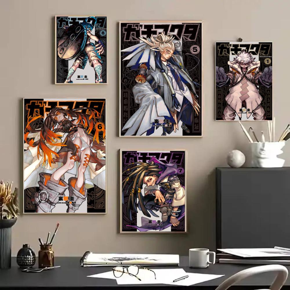 Anime G-GACHIAKUTA Poster Stic - огляд і ціна Anime Cosplay Wallpaper