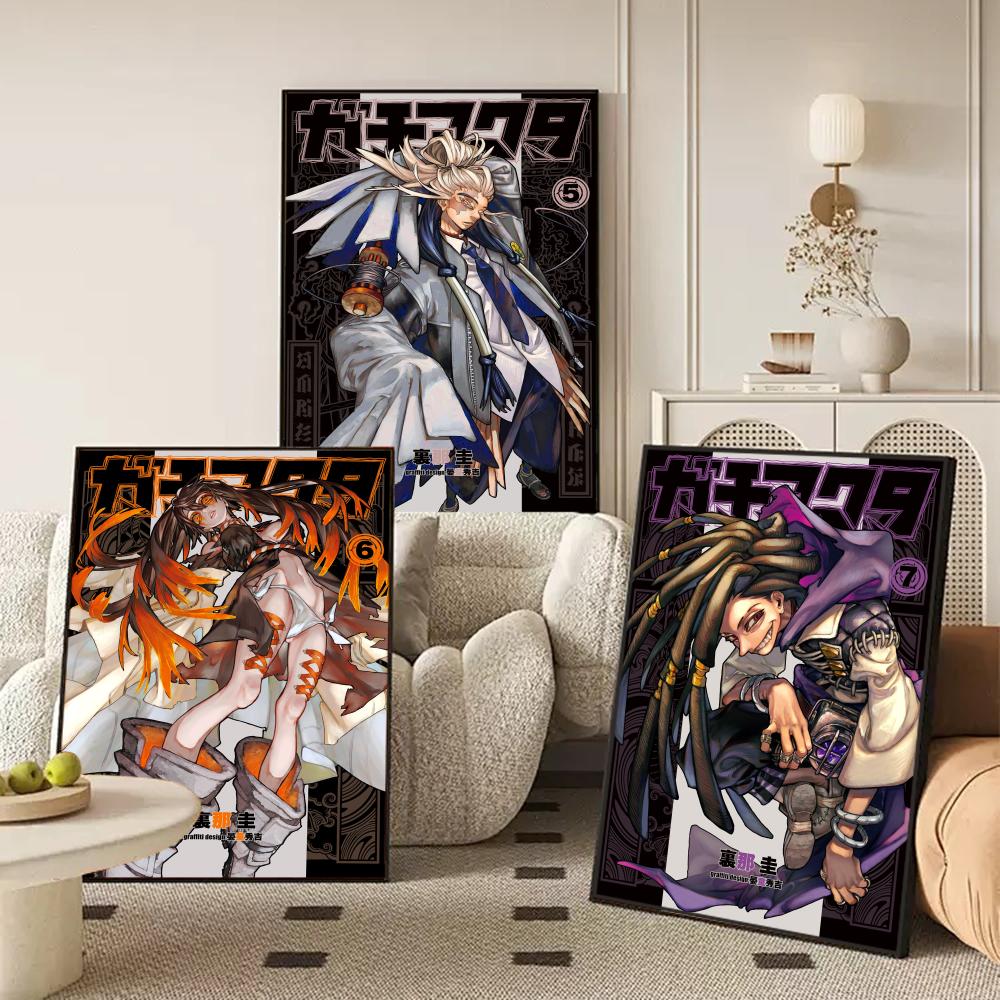 Anime G-GACHIAKUTA Poster Stic - огляд і ціна Anime Cosplay Wallpaper