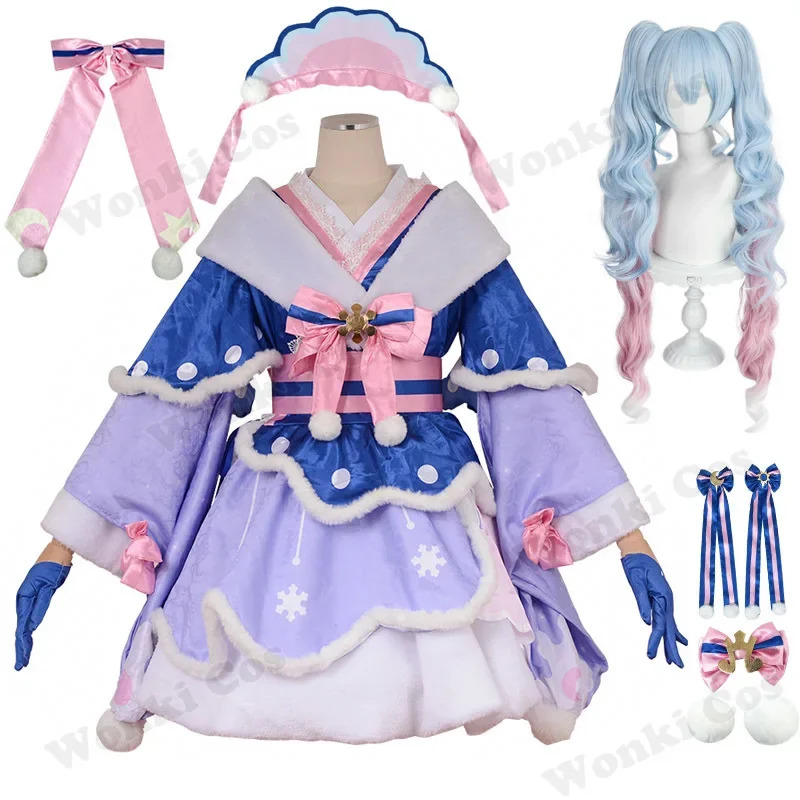 Snow Miku Cosplay Costume Wig  - огляд і ціна Anime Cosplay Miku