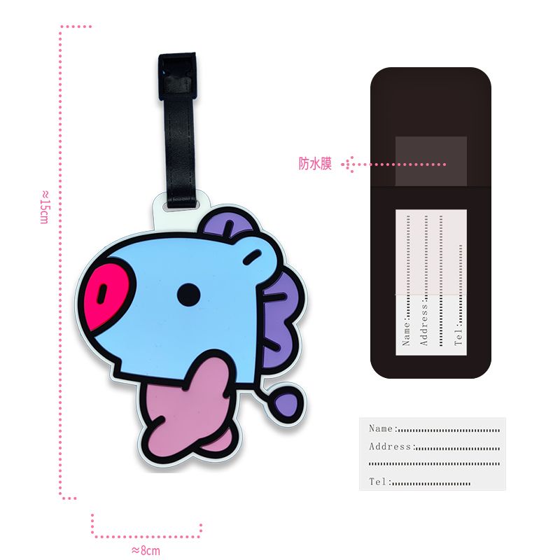 BT21 cartoon cute keychain Kaw - огляд і ціна Cosplay Anime Online