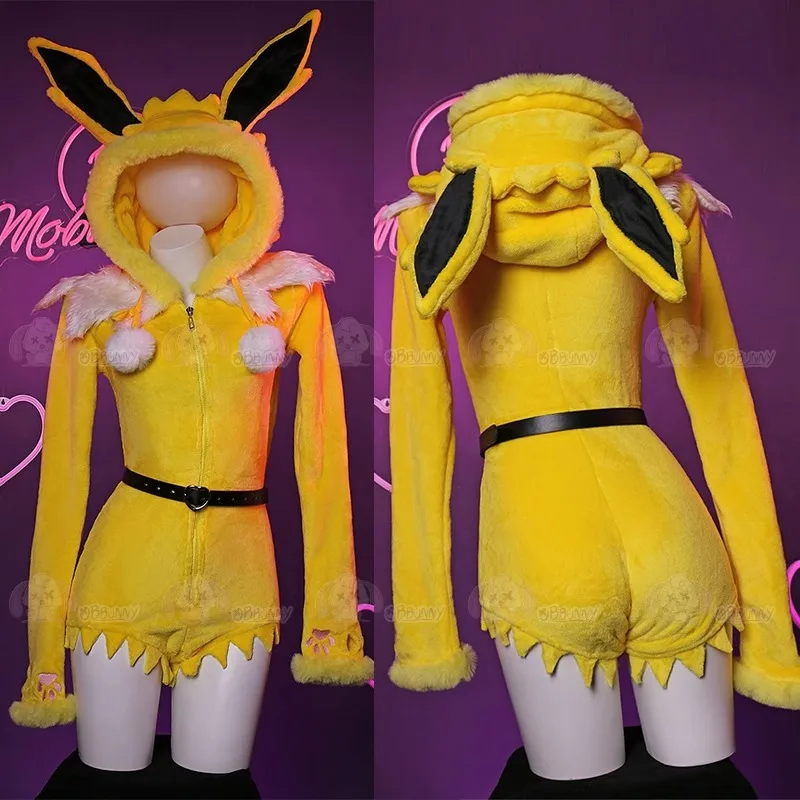 Sexy Deep V Hooded Bodysuit So - огляд і ціна Cosplay Anime Bunny Girl