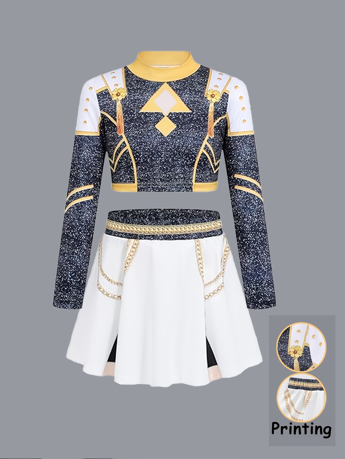 Trendy Girls 2Pcs Cheerleader  - огляд і ціна Anime Zoey Cosplay