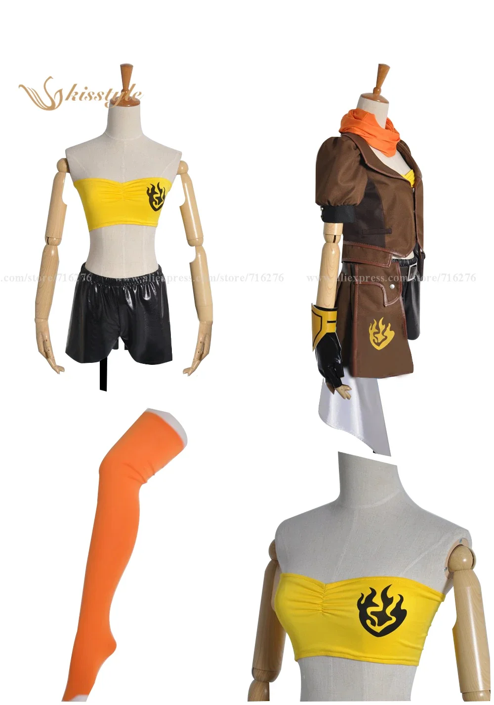 Anime anime ruby Yellow Traile - огляд і ціна Anime Yang Cosplay