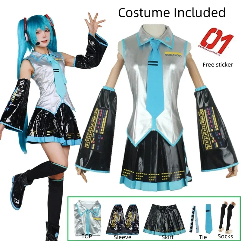 Cosplay Ensemble Complet En Cu - огляд і ціна Anime Cosplay Miku