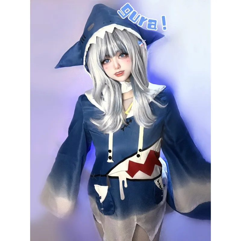 Hololive Gawr Gura Cosplay Cos - огляд і ціна Anime Cosplay Youtuber