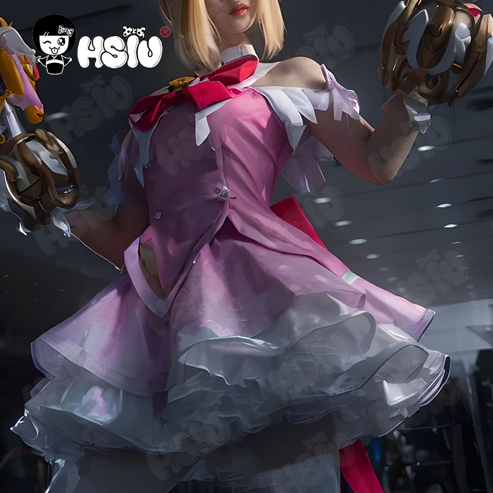Juno Cosplay Costume Wig HSIU  - огляд і ціна Anime Cosplay Pink