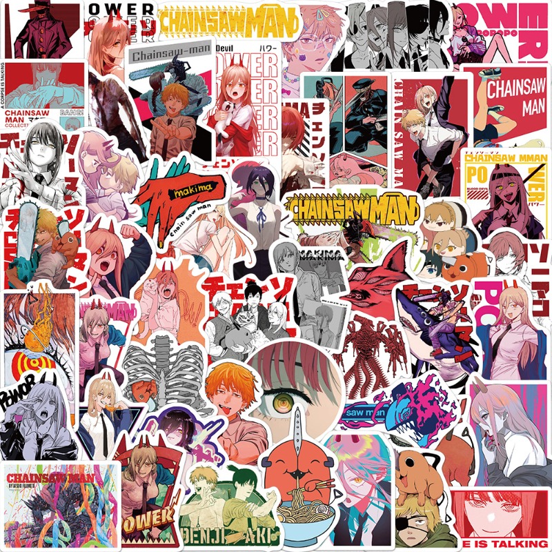 50pcs Anime Chainsaw Man Stick - огляд і ціна Chainsaw Man Cosplay