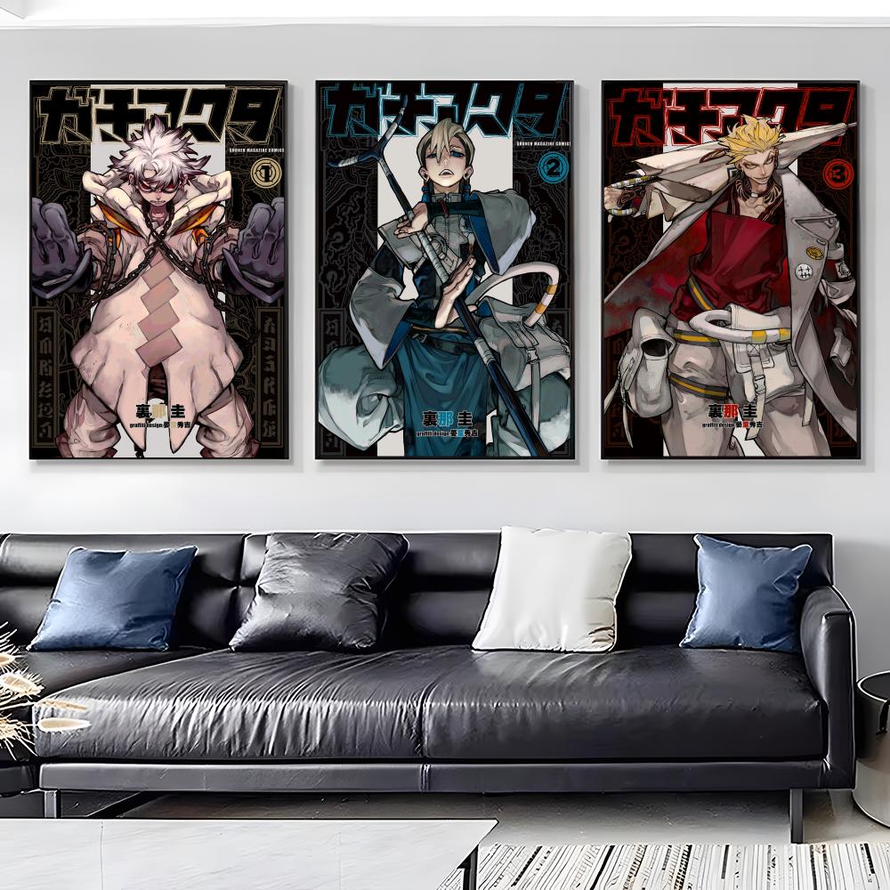 Anime G-GACHIAKUTA Poster Stic - огляд і ціна Anime Cosplay Wallpaper