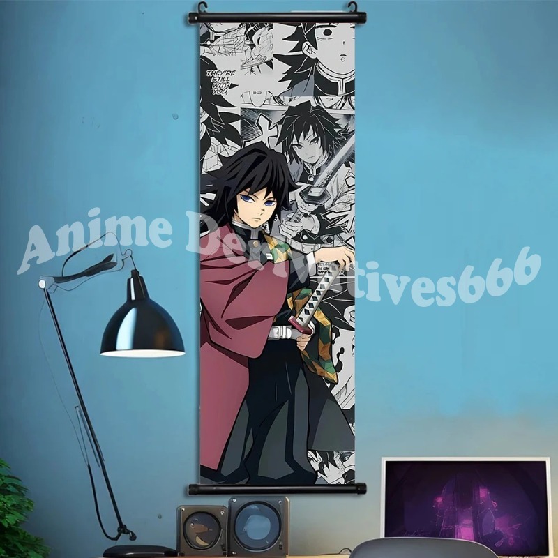 Giyu Tomioka Demon Slayer Wall - огляд і ціна Anime Cosplay Wallpaper