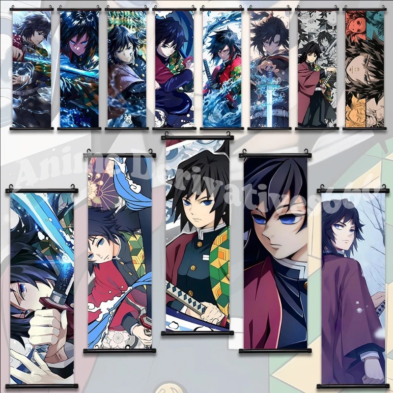 Giyu Tomioka Demon Slayer Wall - огляд і ціна Anime Cosplay Wallpaper