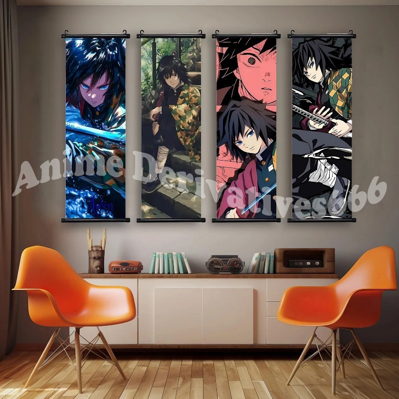 Giyu Tomioka Demon Slayer Wall - огляд і ціна Anime Cosplay Wallpaper